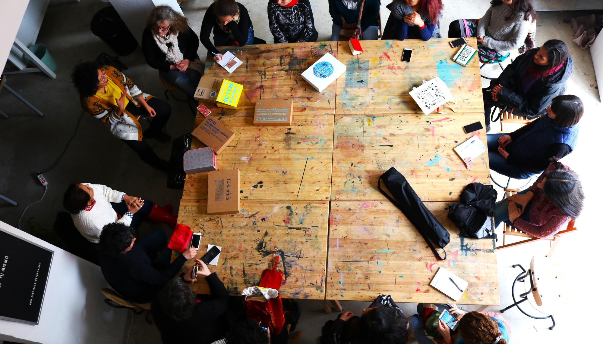 Sesión de trabajo de la Escuela de emprendedoras Juana Millán  (Autoría: Lourdes Jiménez )